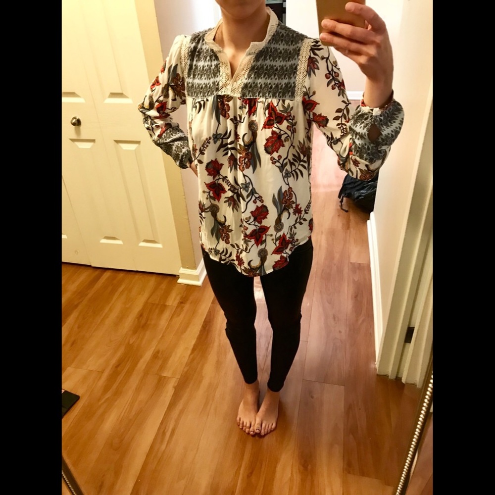 Loft long sleeve blouse size XS